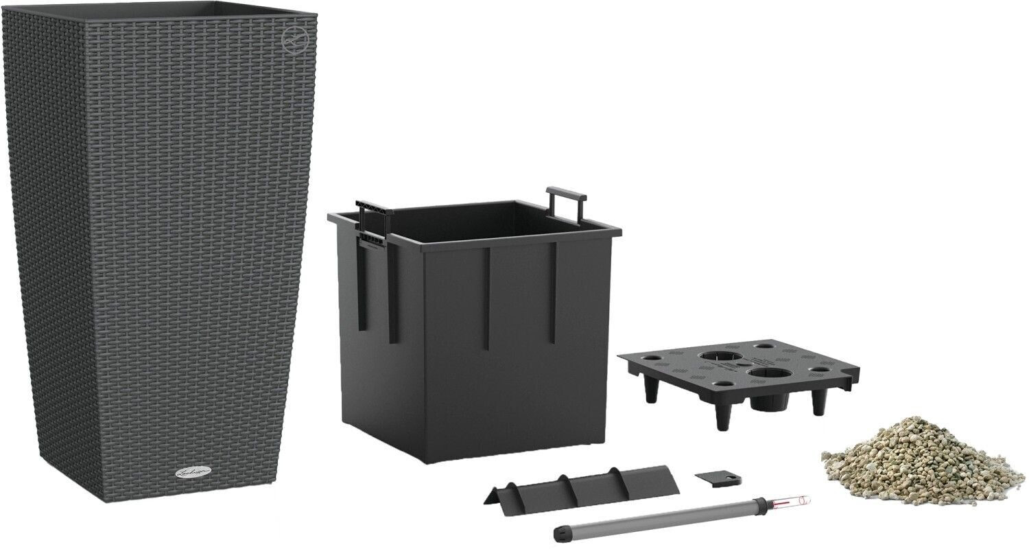 Lechuza Cubico Cottage 30 All-in-One Set granit