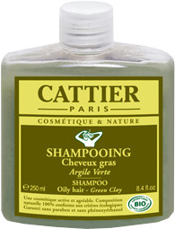 Cattier Shampooing à l'argile verte (250 ml)