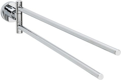 Nie wieder bohren Loxx 2-Arm Towel Holder