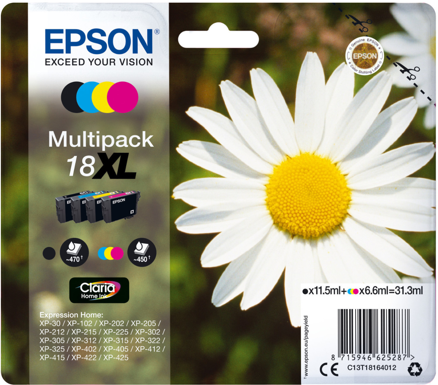 Epson 18XL (couleurs)
