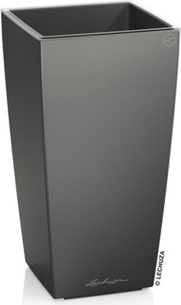 Lechuza Mini-Cubi All-in-One Set anthracite metallic