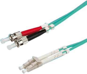 Roline Câble droit fibre de verre LC-ST 50/125 OM3 - 5m
