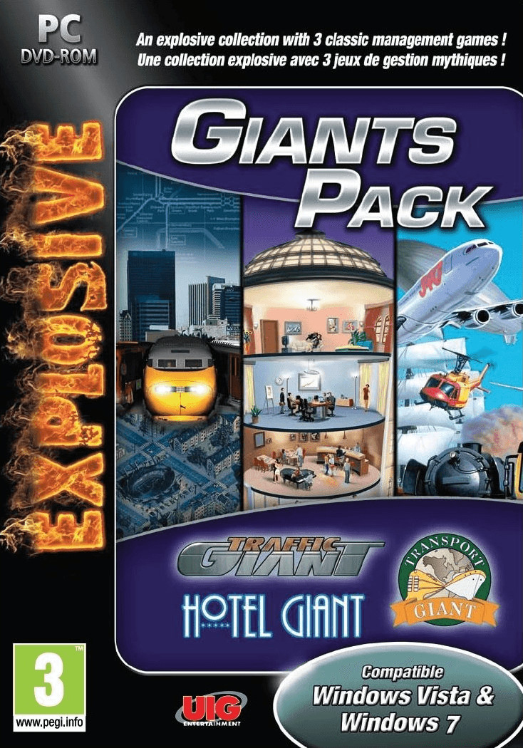 Giants Pack: Traffic Giant + Hotel Giant + Transport Giant (PC)