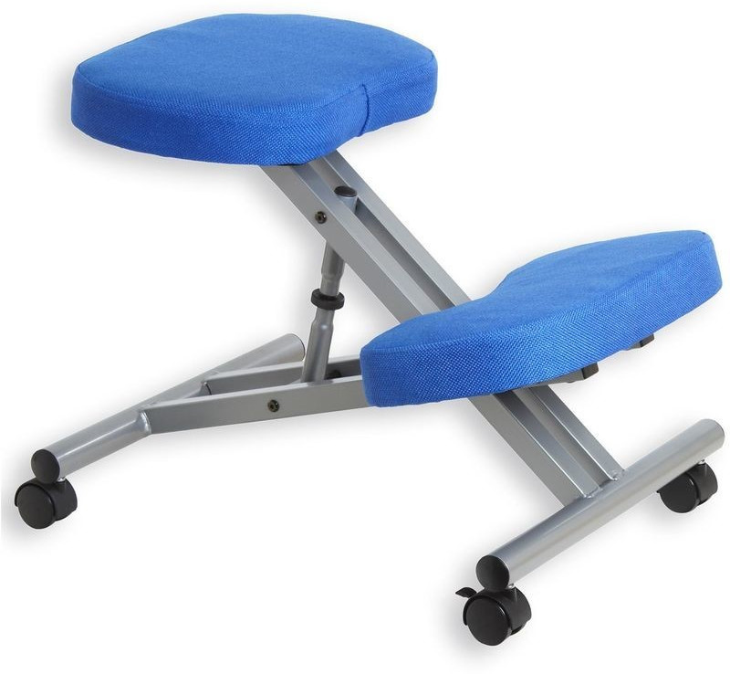 Idimex Tabouret ergonomique bleu