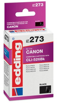edding EDD-273 pour Canon CLI-526BK noir