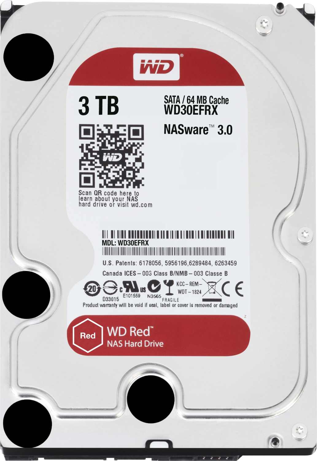 Buy Western Digital Red SATA III 3TB (WD30EFRX) from £61.20