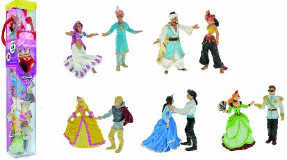 Plastoy Tubo Le Bal des Princesses - 10 Figurines