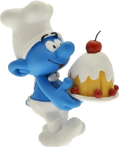 Plastoy Le Schtroumpf gâteau