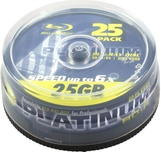 Platinum Overseas BD-R 25GB 6x 25er Cakebox