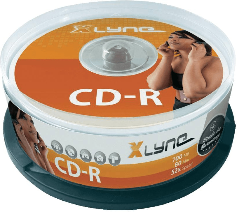 xlyne CD-R 700MB 52x 25er Cakebox