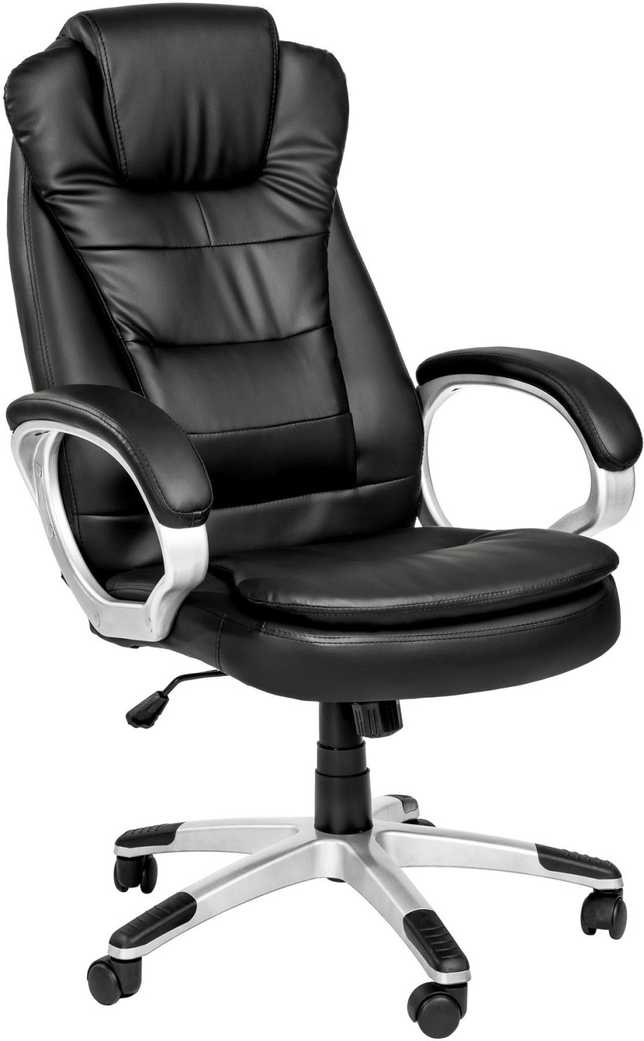 TecTake Fauteuil de direction en cuir PU avec double rembourrage