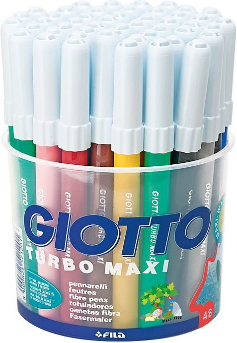Giotto Turbo Maxi - Pot de 48 feutres au meilleur prix sur