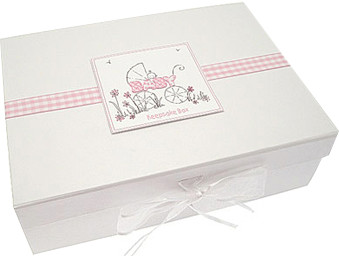 White Cotton Cards PP2 - Boîte souvenir A4
