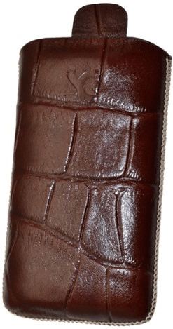 SunCase Étui cuir croco (Samsung Galaxy Pocket S5300)