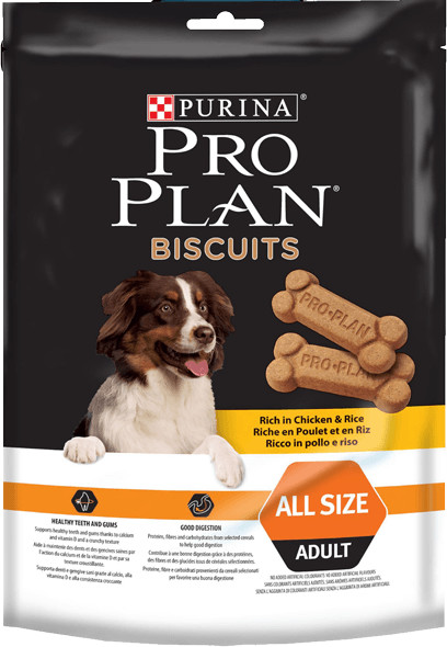 Purina Pro Plan Biscuits light au poulet & riz pour adulte (400 g)