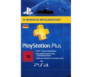 Sony PlayStation Plus 365 Giorni abbonamento (DE) a € 97,89 (oggi) |  Migliori prezzi e offerte su idealo