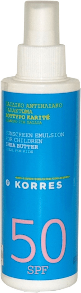 Korres Beurre de karité Émulsion solaire SPF50 pour enfants (150 ml)