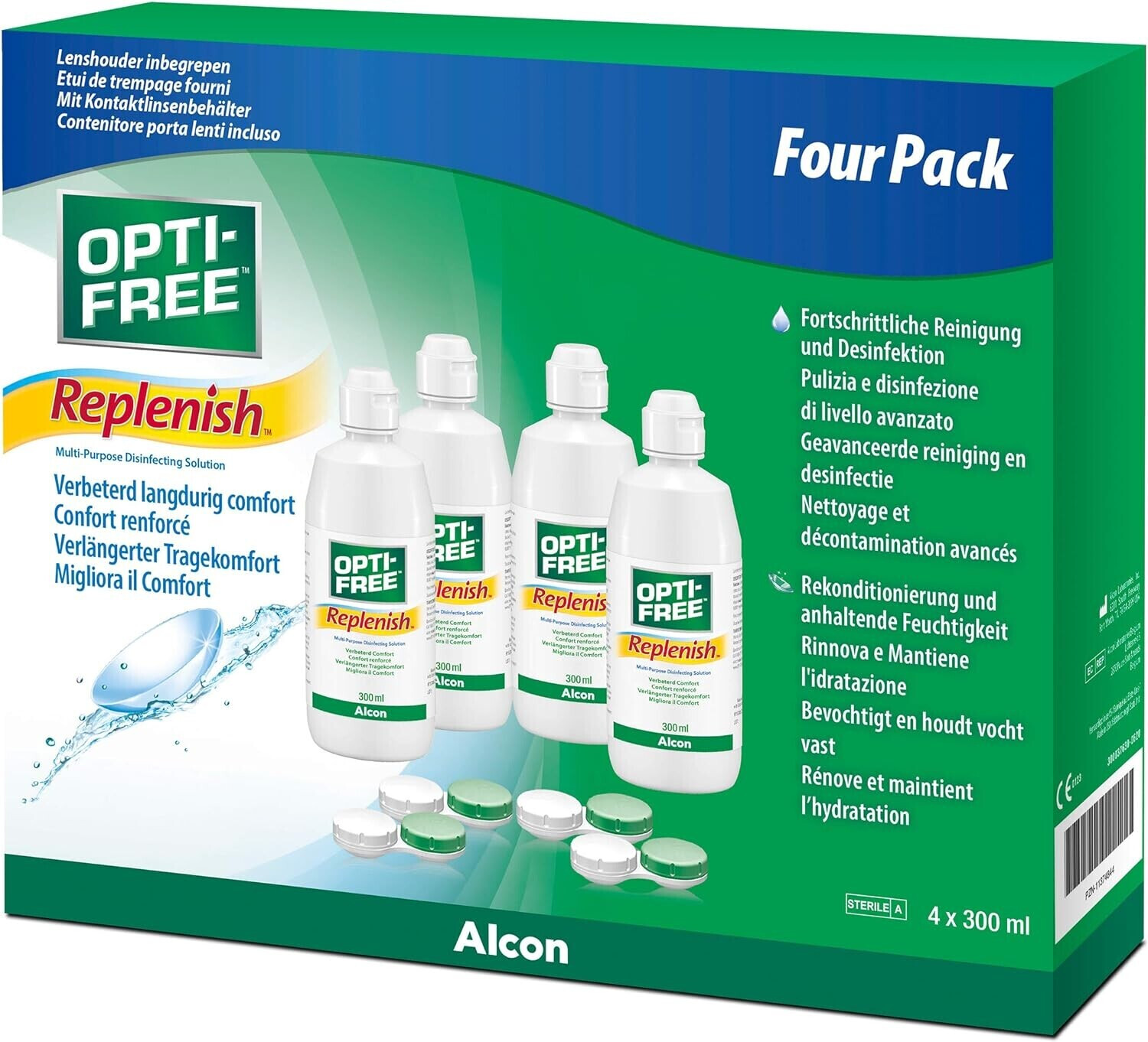 Alcon Optifree RepleniSH (4 x 300ml)