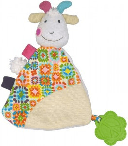 Ebulobo Doudou plat Anémone la Vache