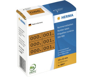 Herma Nummern Etiketten 10x22 Mm Braun Schwarz 4807 Ab 15 55 Preisvergleich Bei Idealo At Herma vielzwecketiketten schwarz o 12 mm rund. idealo