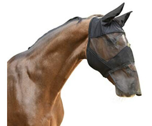 Warmblut Pferde Fliegenhaube Kerbl Fliegenmaske mit Ohrenschutz Nüsternschutz f 