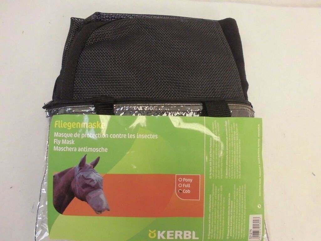 Kerbl Masque anti-mouches avec protection des oreilles et des naseaux