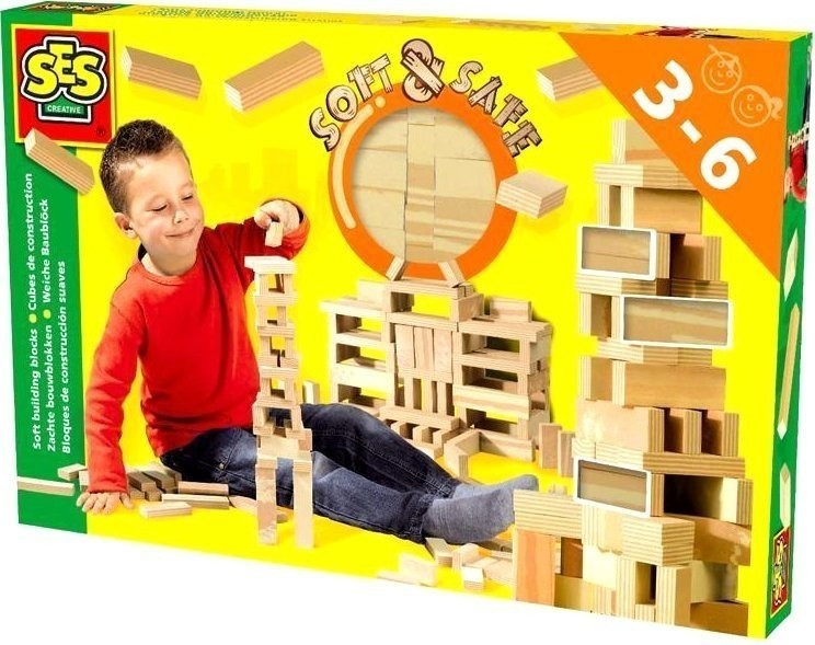 SES Creative Cubes de construction mous (14815)