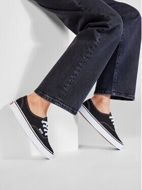 Vans noir authentic pas cher online