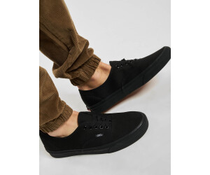 Black vans authentic sale top