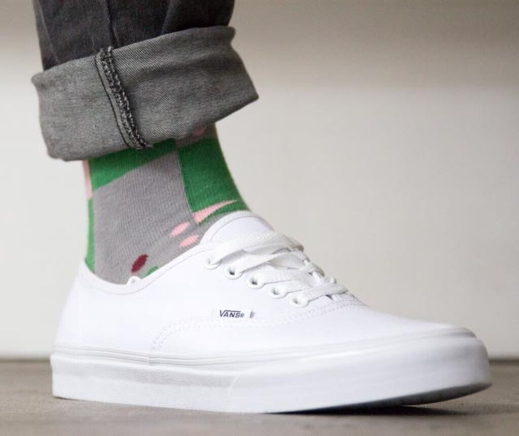 Vans deals authentic blancas