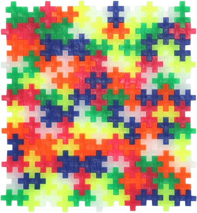 Plus-Plus Mini Neon 1200 pcs