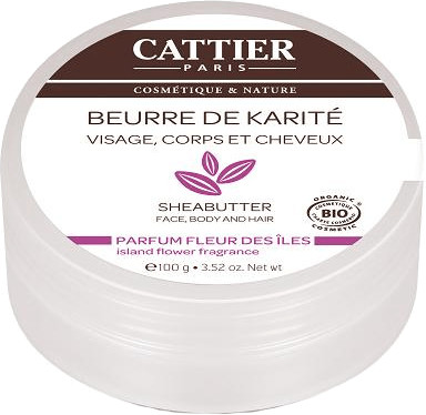 Cattier Beurre de karité fleurs des îles (100 g)