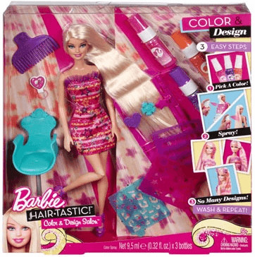 Barbie Hairtastic Colour And Design Salon