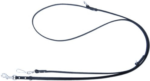 Heim Leather dog lead with bolt hooks (10 mm / 220 cm)