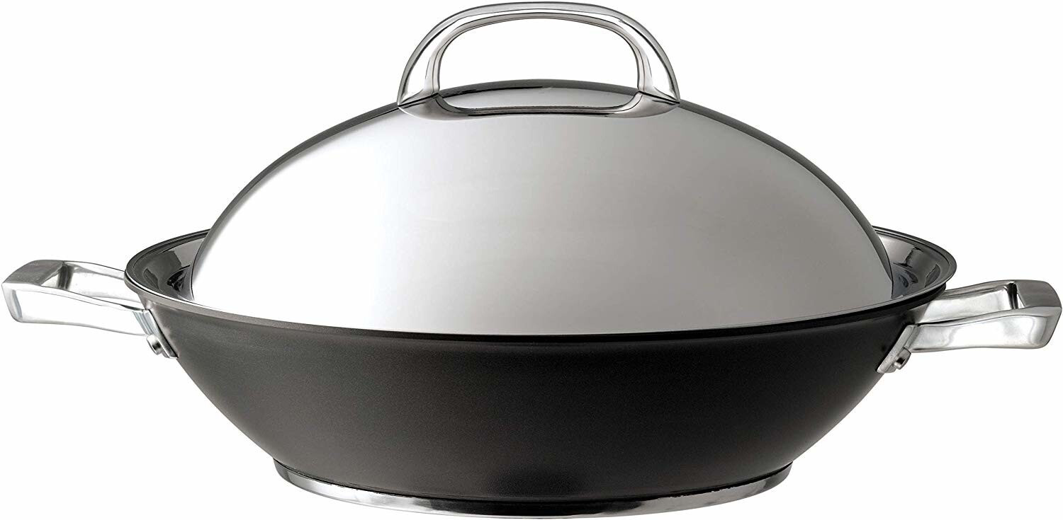 Meyer Group Wok avec couvercle anodisé dur Infinite 36cm