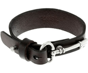 FOSSIL Armband JA5709797 Damen Schmuck braunes Lederband Edelstahl-Schlüssel 