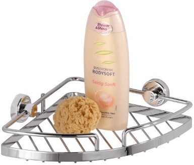 Wenko Power-Loc Sion Tablette douche de coin (17824)