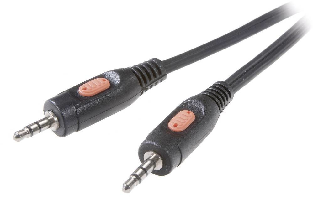 Speaka Câble Professional 1 x Jack 3,5mm mâle / 1 x Jack 3,5mm mâle (5m)