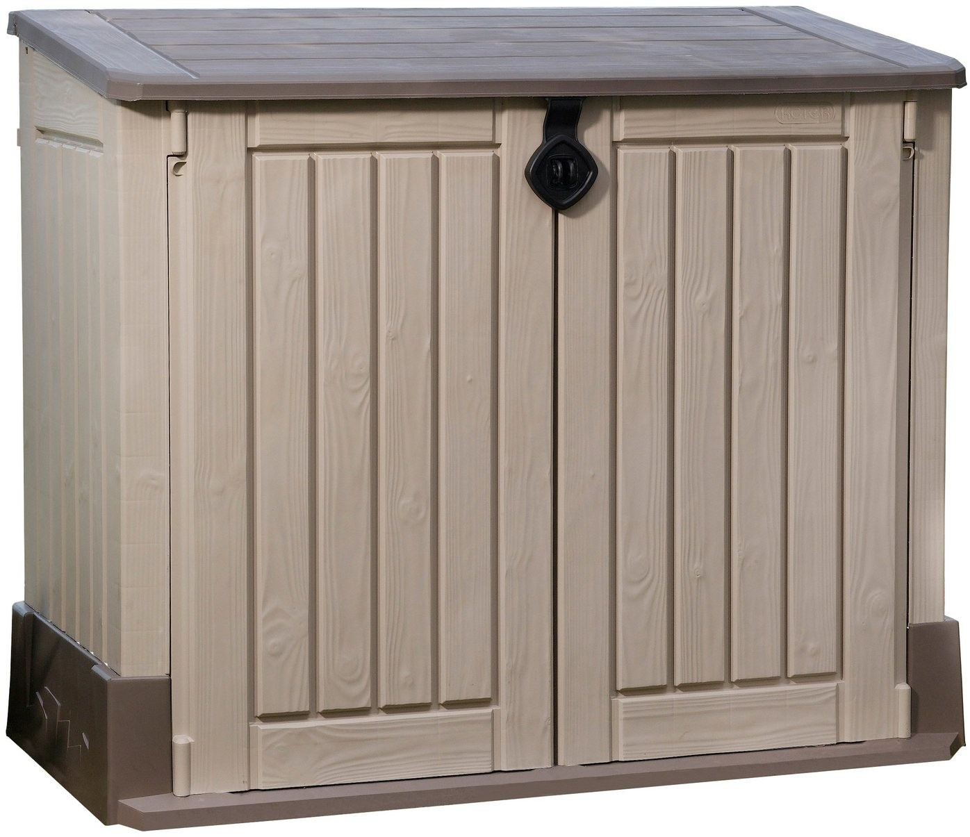 Keter Woodland 30 Storage Box Beige/Brown