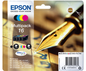 Epson 16 34,59 € | (C13T16264010) 4-farbig Preisvergleich 2024 bei (Februar Multipack Preise) ab
