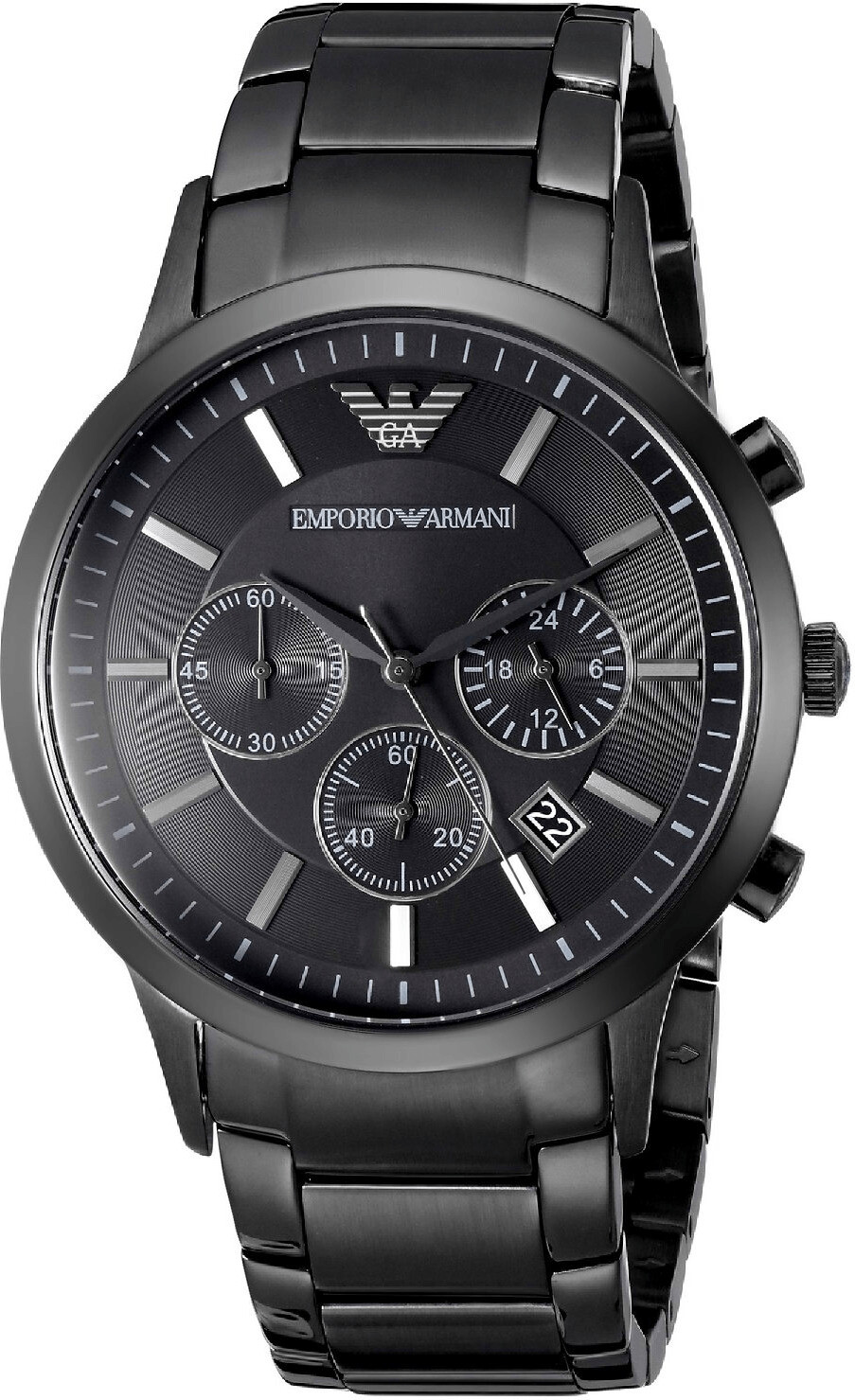 Emporio Armani Chronograph Analog Black Dial Men's Watch AR2453 - Husky  Dusky