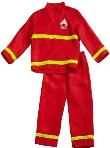 Funny Fashion Costume de pompier rouge