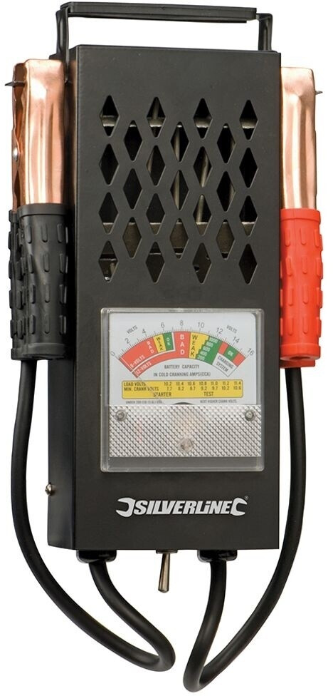 Silverline Testeur de batterie (282625)