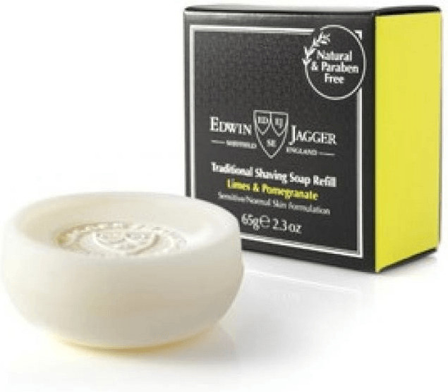 Edwin Jagger Recharge savon à raser citron et grenade 65 g