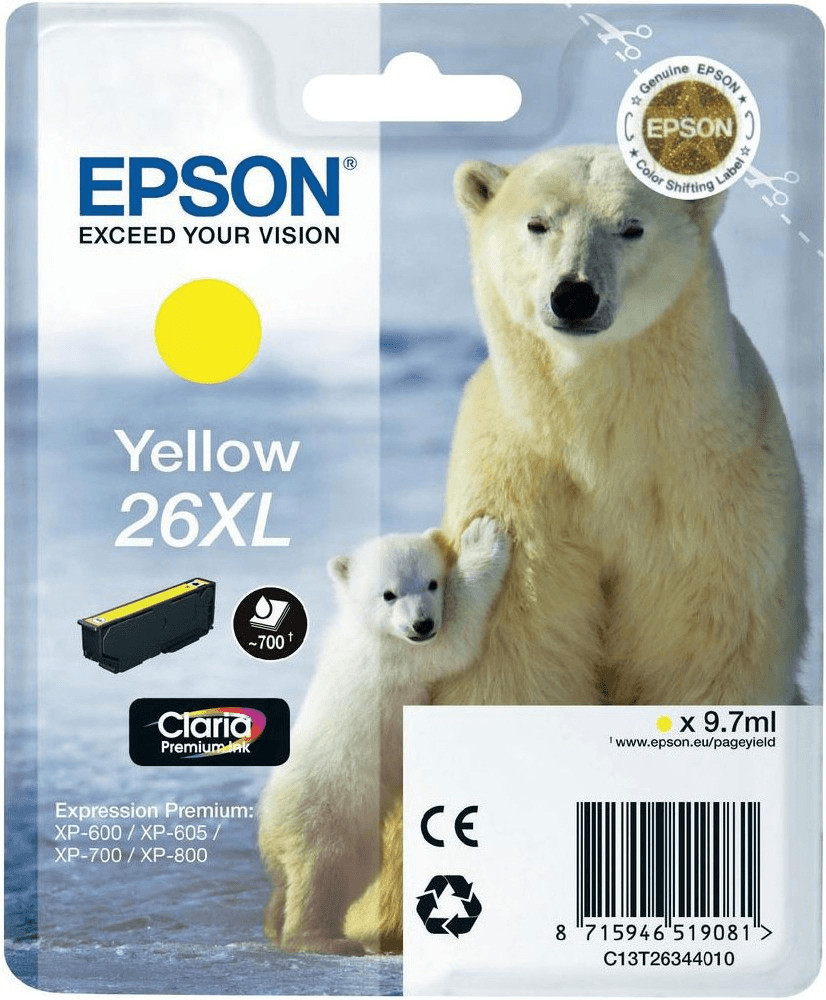 Epson 26XL (jaune)