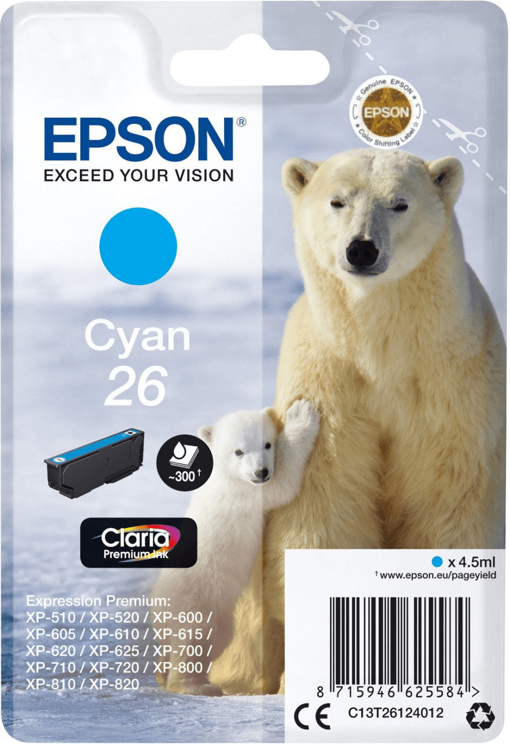 Epson 26 (cyan)