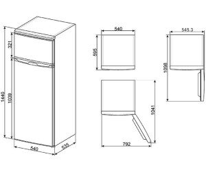 P.E.SHOP SMEG FD239AP FRIGORIFERO DUE PORTE 54CM CLASSE A 238 LITRI
