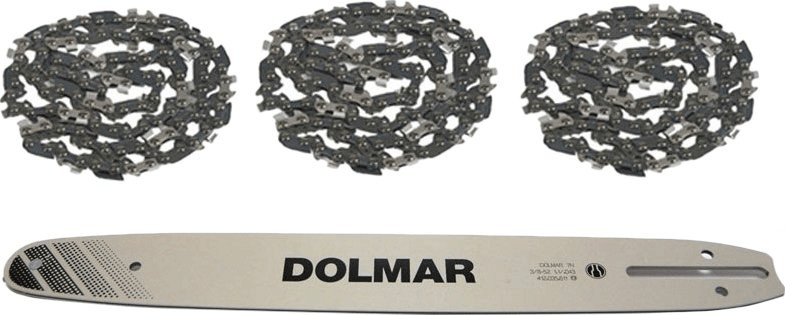 Dolmar Set guide + chaînes 3+1