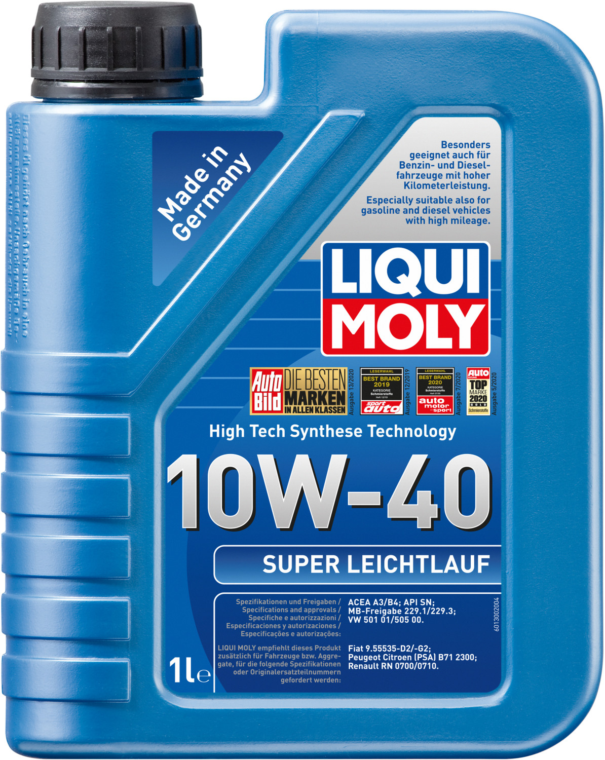 Motoröl LIQUI MOLY 1301 Super Leichtlauf 10W-40 Motorenöl Motor Öl 5 Liter  ❤️ Retromotion
