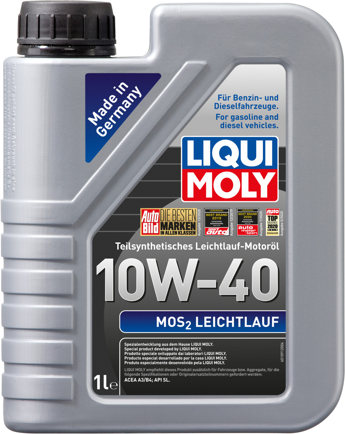 LIQUI MOLY MoS2 Leichtlauf 10W-40 ab 7,32 €